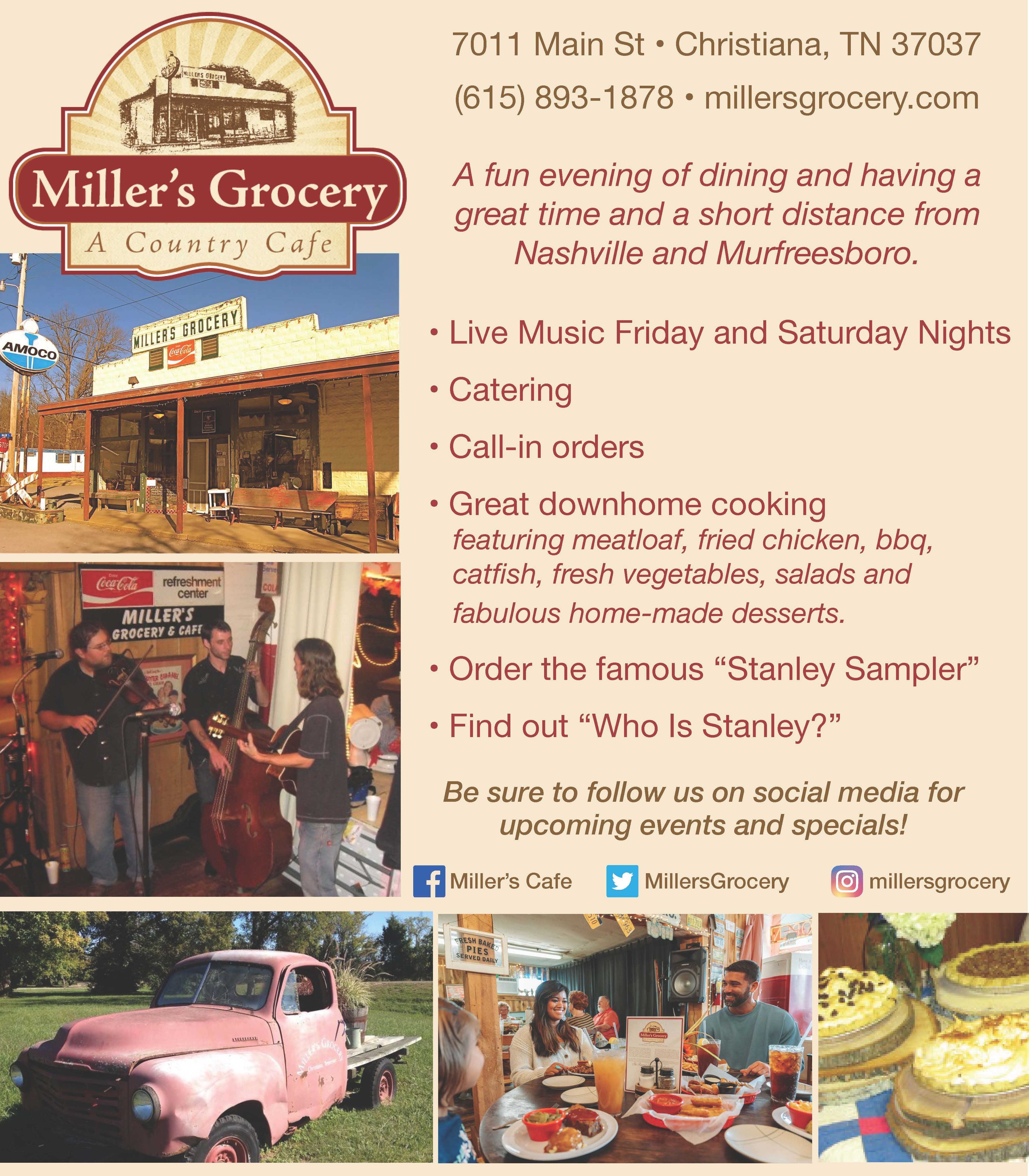 Millers Grocery ad