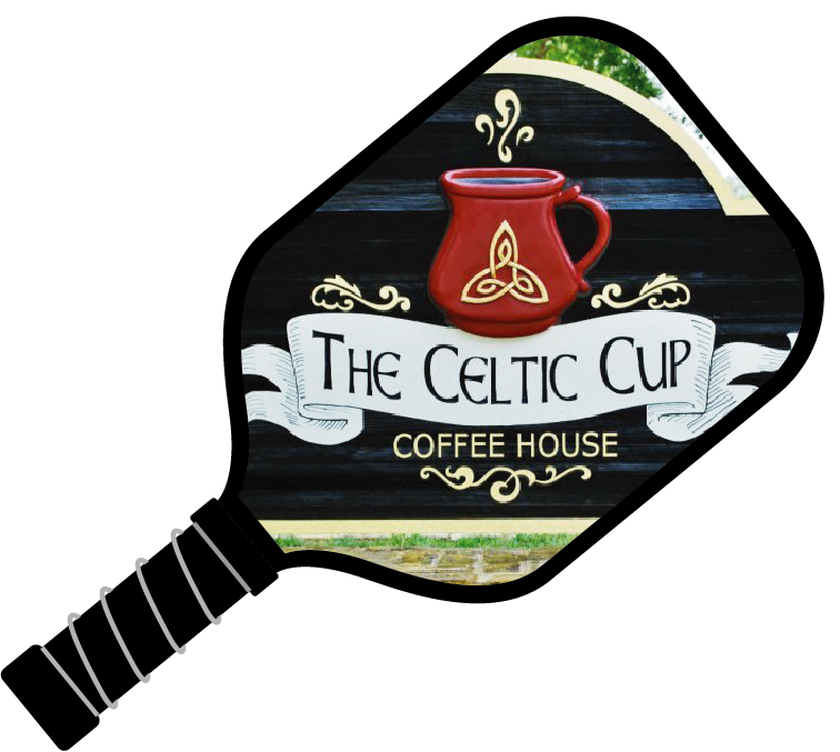 The Celtic Cup coffe House Sign